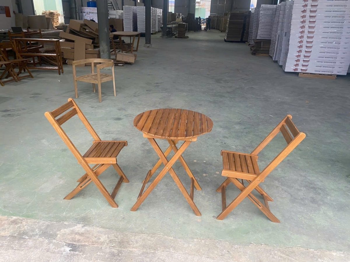 Bộ bàn ghế bistro xếp — Folding bistro set